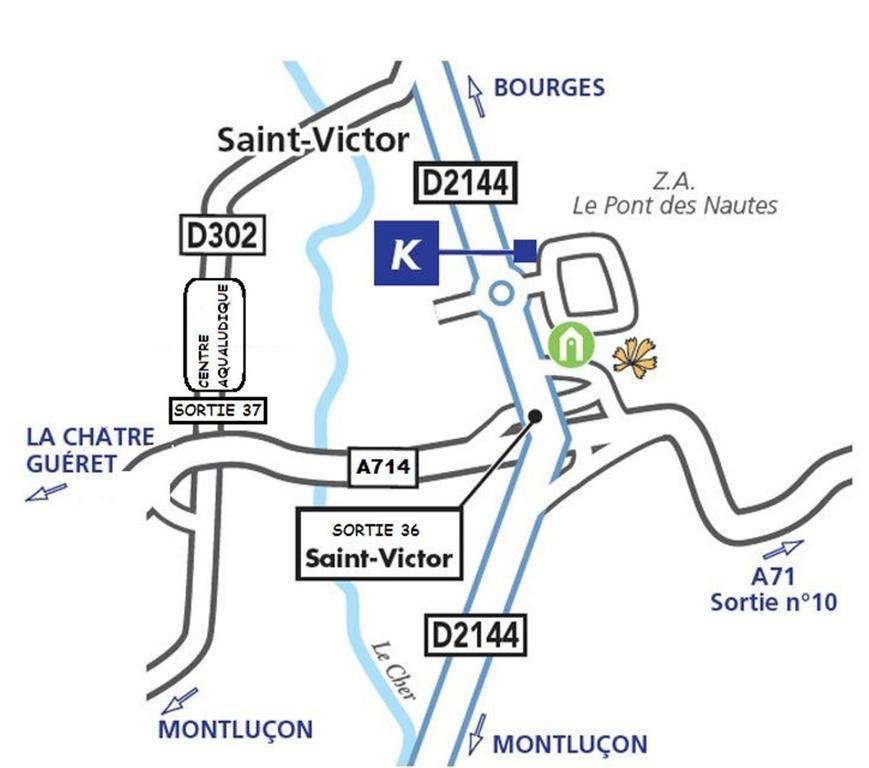 Kyriad Montlucon - Saint Victor Eksteriør billede